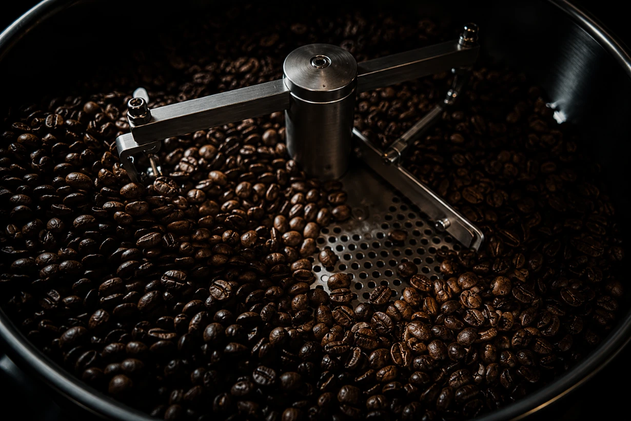 coffee beans top view